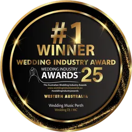 Wedding DJ / MC, Wedding Industry Awards WA Winner 2025
