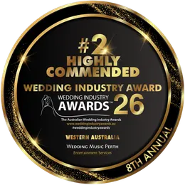 Entertainment Services, Wedding Industry Awards WA Highly Commended 2026