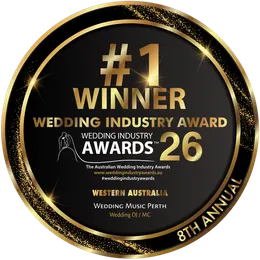 Wedding DJ / MC, Wedding Industry Awards WA Winner 2026